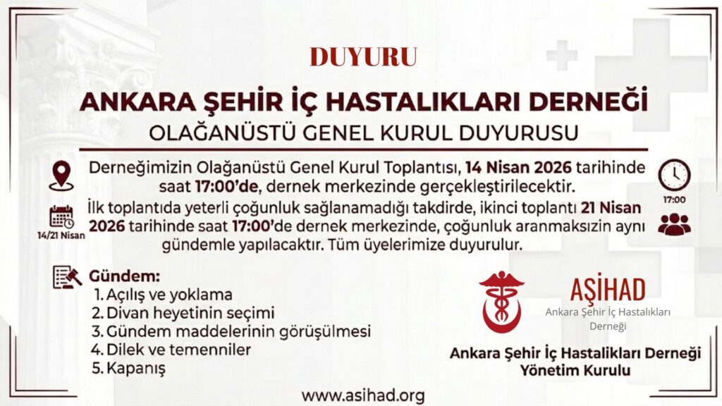 Olağanüstü Genel Kurul Duyurusu