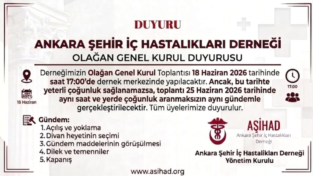 Olağanüstü Genel Kurul Duyurusu