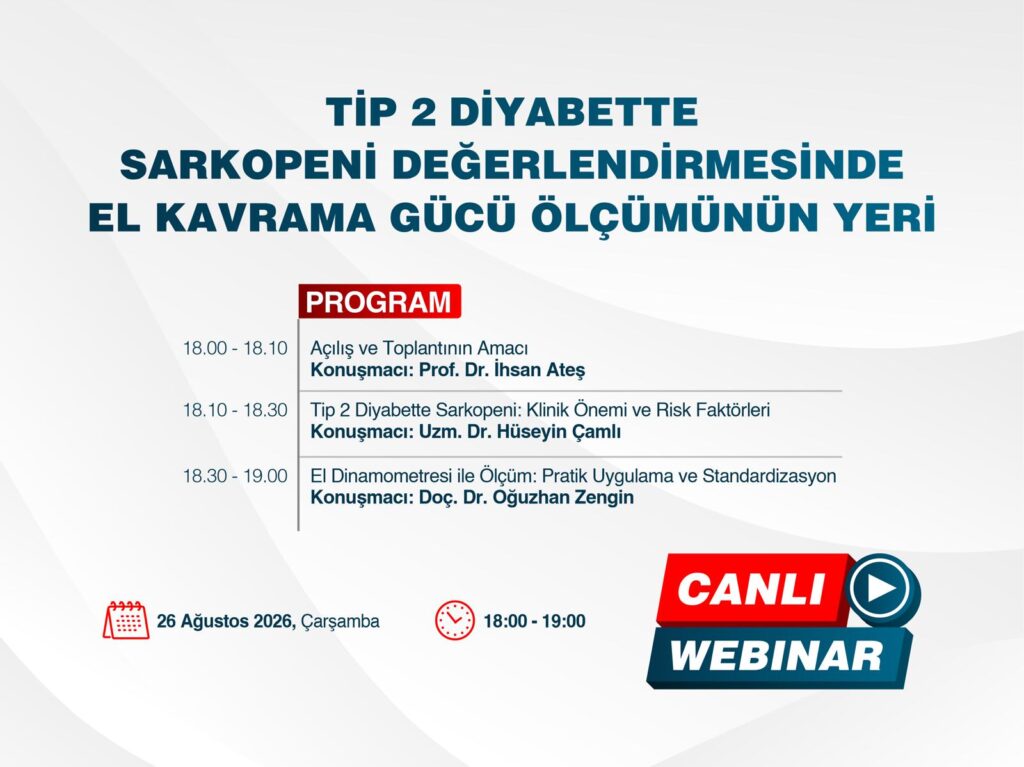 Tip2 Diyabette Sarkopeni Değerlendirmesinde El Kavrama Gücü Ölçümünün Yeri